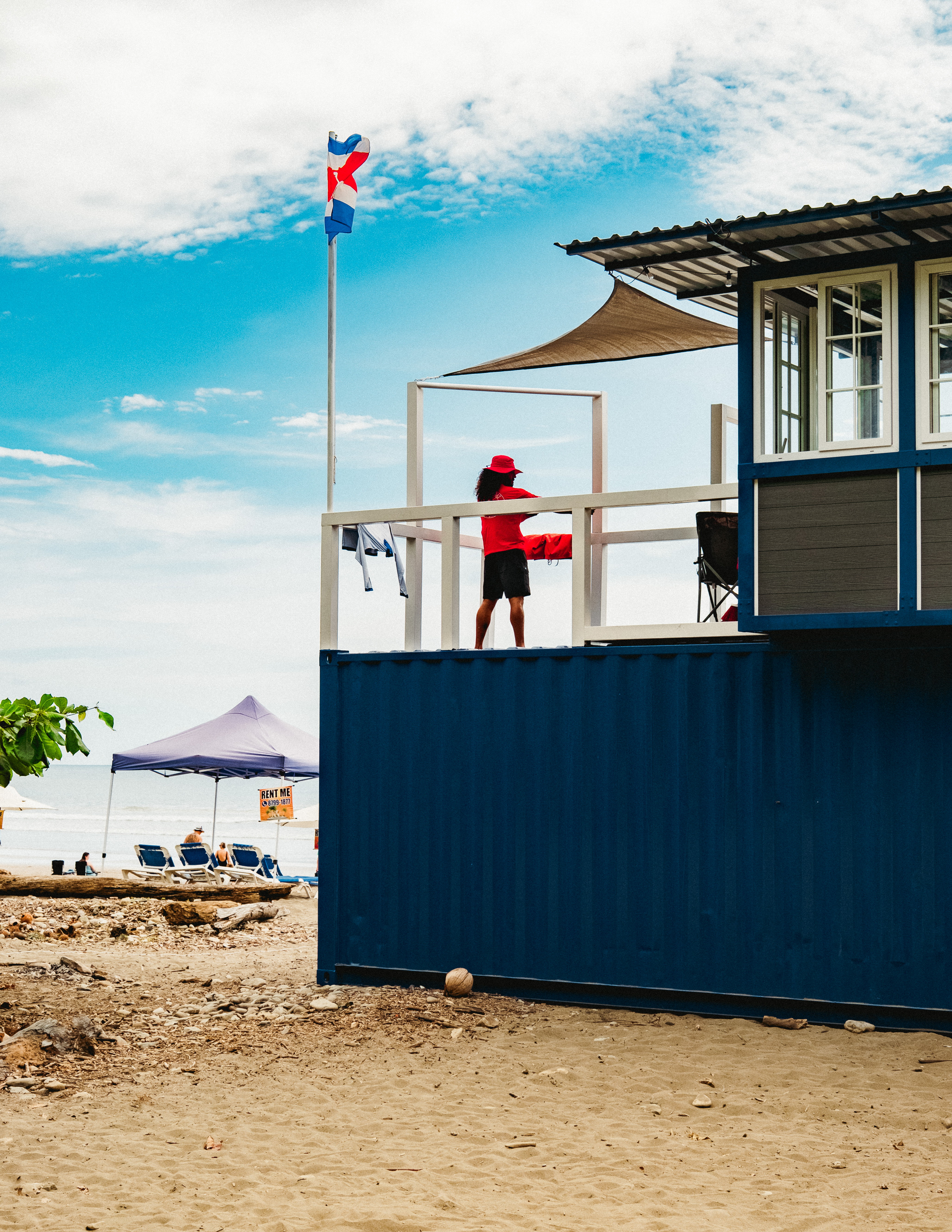 Costa Rica lifeguard tower