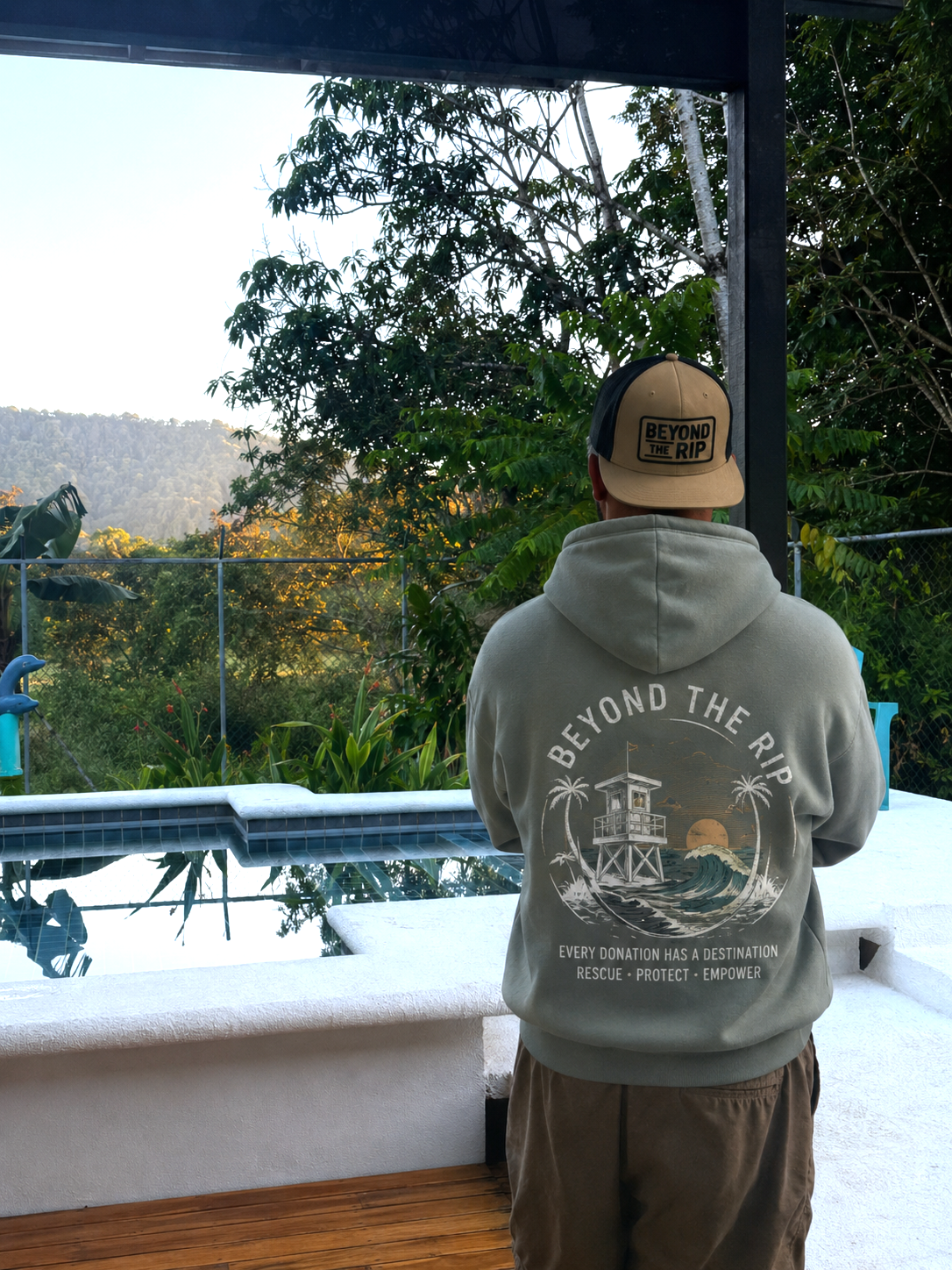 Beyond the Rip seafoam heavyweight hoodie